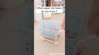 Paper clip hacks !!!#shorts #stationerypal #clips #paperclip #hacks