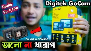 Digitek go cam Action camera 101 // moto blog || bangla blog || blogging test and camera full Review