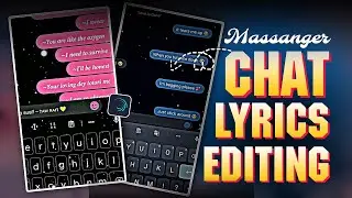 CHAT Lyrics VIDEO | Fake CHAT Video EDITING Alight MOTION |
