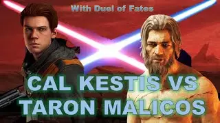Jedi Fallen Order Cal Kestis vs Taron Malicos with Duel of Fates