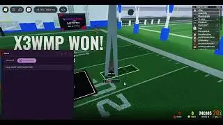 New Universe football script works in gameplay and park