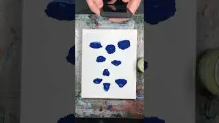 :26 time lapse. 8x10 cerulean blue ink under shrink wrap. #brianeno