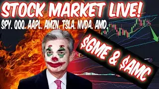 WATCHING ROARING KITTY STREAM. AMC & GME: RETAIL FIGHTS BACK! Stock Market Live! Technical Analysis!
