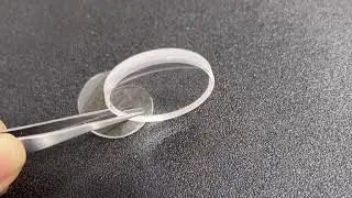Special Shaped Polished Transparent domed Sapphire Crystal H9 For Watch