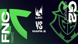 FNATIC VS G2 ESPORTS - MAPA 2 - PLAYOFFS 1 - LEC - PRIMAVERA 2025 - LEAGUE OF LEGENDS