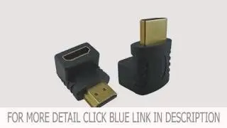 Durable High Power HDMI 90 Degree Right Angle 1.4 Adapter Male to Fema Top Goods