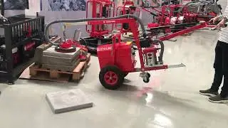 MOBIVAC - the perfect vacuum lifter for lifting and/or laying porous sidewalk tiles and curbstones