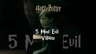 Most Evil Villains in Harry Potter Films👿 #harrypotter #hogwarts #potterhead #shorts