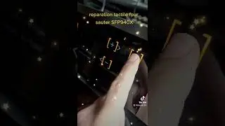 reparation tactile four sauter SFP940X hs