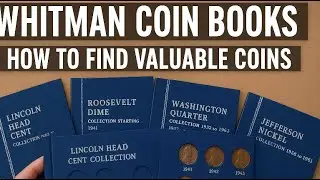How Identify Valuable Coins in Vintage Whitman Blue Books and Coin Albums (Lincoln Head Cent Nickel)