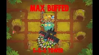 What If You Max Buffed a 5 5 5 monkey Ace Bloons Tower Defense 6 Modded