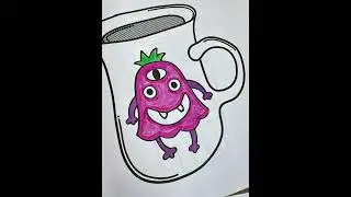 Fun with monsters. Marker outline and crayon filler. What do you think? Pls like and share. ❤️