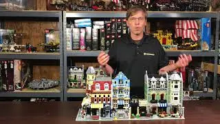 Lego Modulars Part 1 - Green Grocer, Market Street, Cafe Corner - The Classics