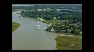 The Gatling Pointe Yacht Club - where the James & Pagan Rivers meet near Smithfield