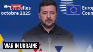 Zelenskyy reacts to Trump's oil sanctions on Russia