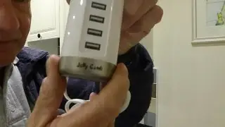Review of the The Jelly comb 6 port USB desktop charger.