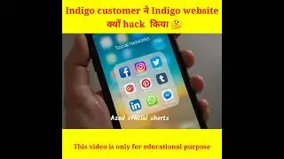 Indigo customer ने Indigo website  क्यों hack  किया 🤔#shorts #youtubeshorts#factsnationshorts