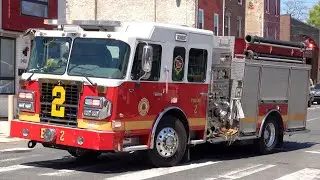 Philadelphia Fire Department Engine 2 Responding