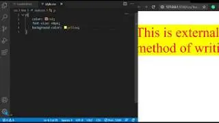 External method of CSS writing explained #2 CSS