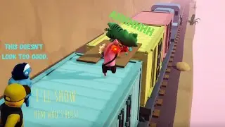 Going god mode in Gang Beasts (Sad ending)