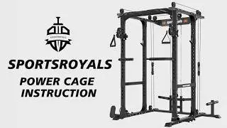 Sportsroyals Multi Functional Power Cage Assembly Video