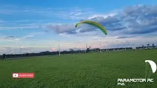 Paramotor-RC  / Fly Well / Final de Tarde com Ventania / #aeromodelismobrasil #ceudemt #paramotorrc