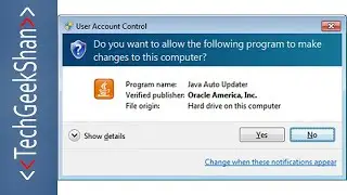 Disable Java Update Notification in Windows 10/8/7