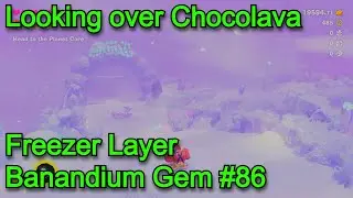 Donkey Kong Bananza - Freezer Layer Banandium Gem #86 - Looking over Chocolava