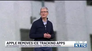 Apple removes ICE tracking apps after Trump administration says they threaten officers