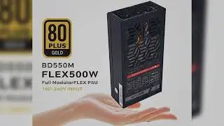 Latest Products You Must Know! METALFISH Flex 500/600W 80PLUS GOLD Full Modular Power Supply Flex-