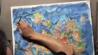 『空挺ドラゴンズ』 コミックス＃20　カバーイラスト作画 | Making of 