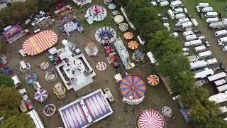 Witney Feast Fair From The Drone 2022