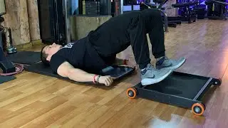 Flexi&oacute;n de rodilla con carrito brave gym