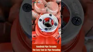 Amazing! Handheld Pipe Threader - The Easy Tool for Pipe Threading #tool #shorts