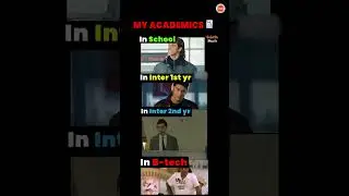 My Academics: School vs Inter vs B.Tech 😂📚 | Vedantu Learning Centre #vedantu #vedantutelugu