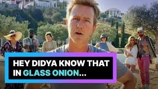 Fun Trivia: GLASS ONION painting, RAIDERS fight scene, WHITE LOTUS hotel