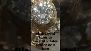 Diamond Grading 10X Loupe Black Crystal Inclusion Diamond Vocabulary💎🔥🐺