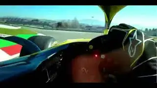 Daniel Ricciardo's First Lap in a Renault - Visor Cam | F1 Testing 2019