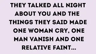 🛑✝️ God Message Today || They talked all night about you and the things... || God Message | God Says