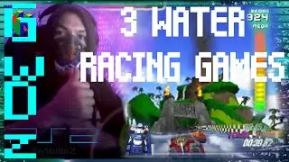 3 RETRO water racing games from PS2 & N64 w/ GuuDZILLA !