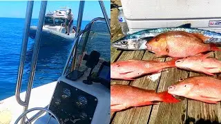 Boarded During A HOT Mutton Snapper Bite | Treasure Coast Reef Fishing