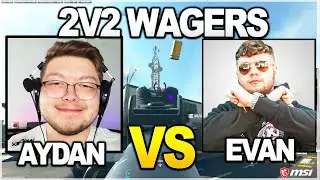 Aydan Team vs SuperEvan Team in 2v2 Kill Race Wagers in Season 2 | TROLLING!! - Warzone 2