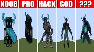 Pixel Art (NOOB vs PRO vs HACKER vs GOD) Warden in minecraft