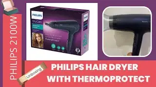 Unboxing and Testing Philips Hair Dryer w/ thermo protect by Anne Blossom