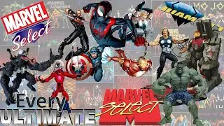 Every Marvel Select Ultimate Figure Comparison List Spider-man Venom Carnage Hulk Ironman Thor