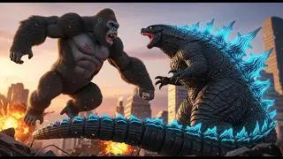 King Kong vs Godzilla: The Great Battle for Life and Death - Epic Clash!