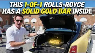 This 1-of-1 Rolls-Royce Has a Solid Gold Bar Inside
