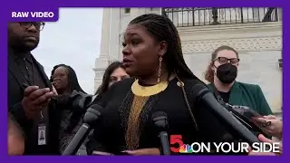 Raw video: Cori Bush gives statement regarding investigation by Justice Department