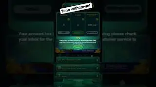 Yono_Game Withdrawal problems haas been unlock new update #shorts