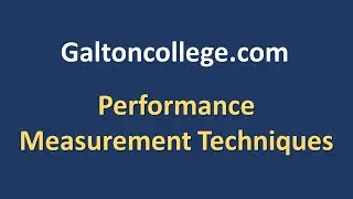 Performance Measurement Techniques